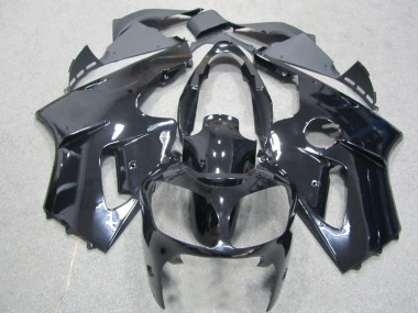 Black 00-01 Kawasaki ZX12R Motorcycle Fairings
