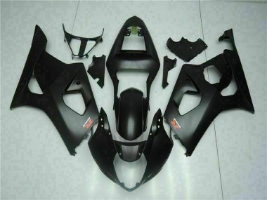 Black 03-04 Suzuki GSXR 1000 Motorcycle Fairing