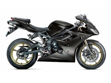 Black 09-12 Triumph Daytona 675 Triple Motorcycle Fairing