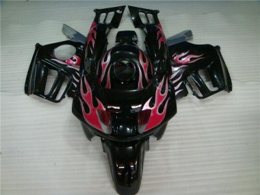 Black 95-98 Honda CBR600 F3 Motorcycle Fairing Kits