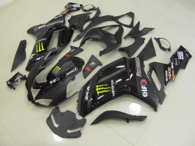 Black Monster 07-08 Kawasaki ZX6R Motorcycle Fairings