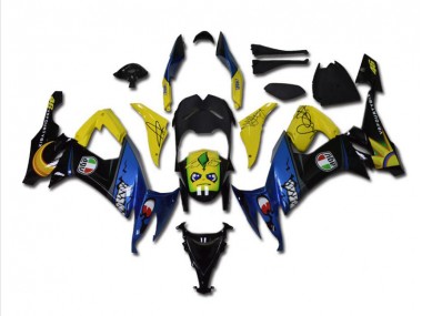 Blue Shark 08-10 Kawasaki ZX10R Motorcycle Fairings