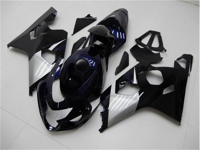Blue Silver 04-05 Suzuki GSXR 600/750 Motorcycle Fairings
