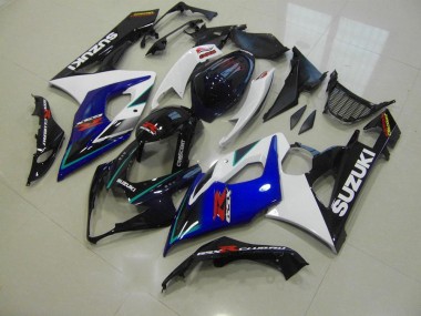 Blue White 05-06 Suzuki GSXR 1000 Full Motorcycle Fairing Kits