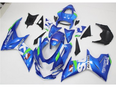 Blue White Green 11-21 Suzuki GSXR 600/750 Motorcycle Fairings