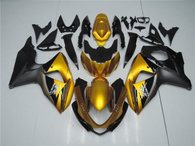 Golden Black 09-16 Suzuki GSXR 1000 Motorcycle Fairings