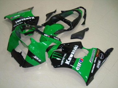 Green Monster 00-02 Kawasaki ZX6R Motorcycle Fairings