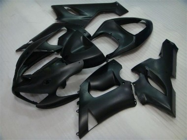 Matte Black 05-06 Kawasaki ZX6R Motorcycle Fairings