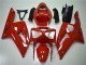 Red 03-04 Kawasaki ZX6R Motorcycle Fairings