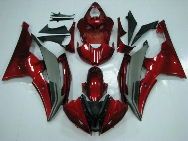 Red Grey 08-16 Yamaha YZF R6 Motorcycle Fairings