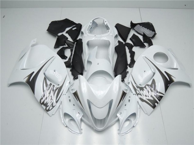 White 08-19 Suzuki GSXR 1300 Hayabusa Motorcycle Fairings