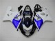 White Blue 04-05 Suzuki GSXR 600/750 Motorcycle Fairings
