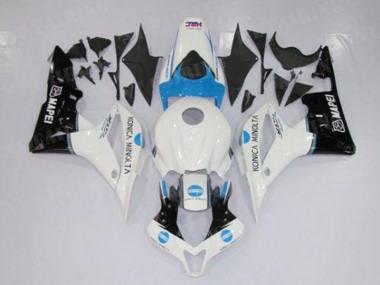 White Blue Black 07-08 Honda CBR600RR Motorcycle Fairings