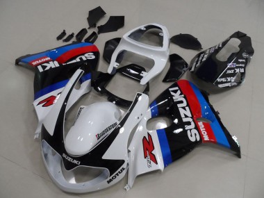 White Blue Motul 98-03 Suzuki TL1000R Motorcycle Fairings