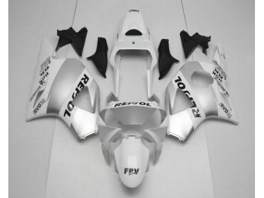 White Silver Black Repsol 02-03 Honda CBR900RR 954RR Motorcycle Fairings